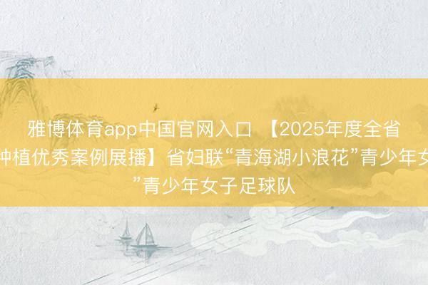 雅博体育app中国官网入口 【2025年度全省精神文静种植优秀案例展播】省妇联“青海湖小浪花”青少年女子足球队